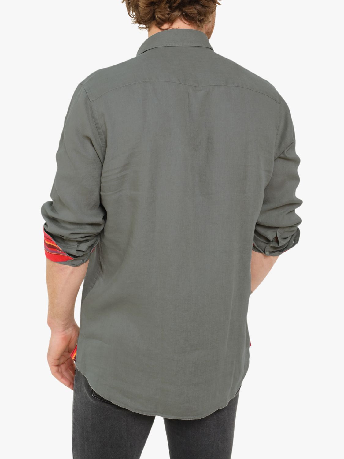 Buy KOY Linen Shirt, Khaki/Olive Online at johnlewis.com
