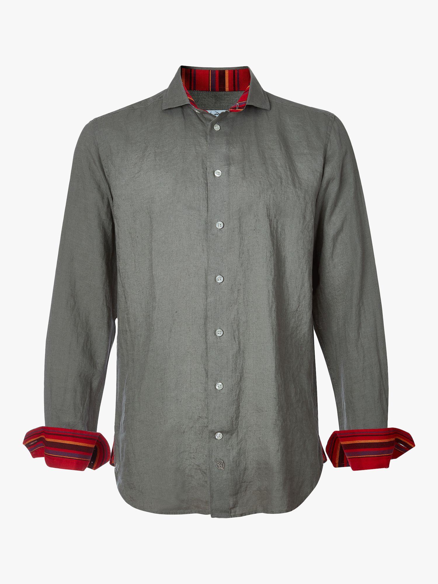 KOY Linen Shirt, Khaki/Olive, XS