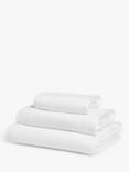 John Lewis Spa Waffle Towels, White