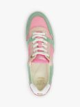 Dune Evangelyn Suede Platform Trainers, Pink, Pink-suede