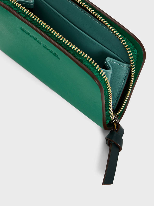 Gerard Darel Mini Leather Wallet, Green/Watergreen