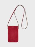 Gerard Darel Ladyphone Small Suede Bag, Pomegranate