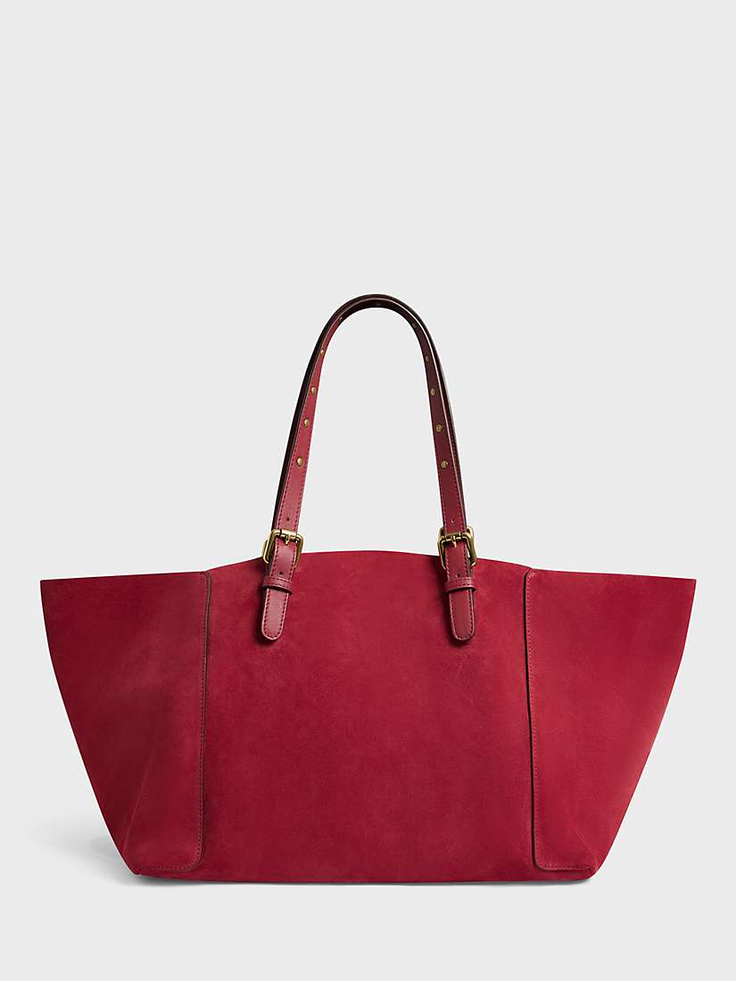 Buy Gerard Darel Simple Leather Bag, Pomegranate Online at johnlewis.com