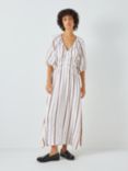 SUMMERY Copenhagen Bella Stripe Maxi Dress, Whisper White/Multi