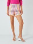SUMMERY Copenhagen Lucie Stripe Shorts, Pink Mist/Multi