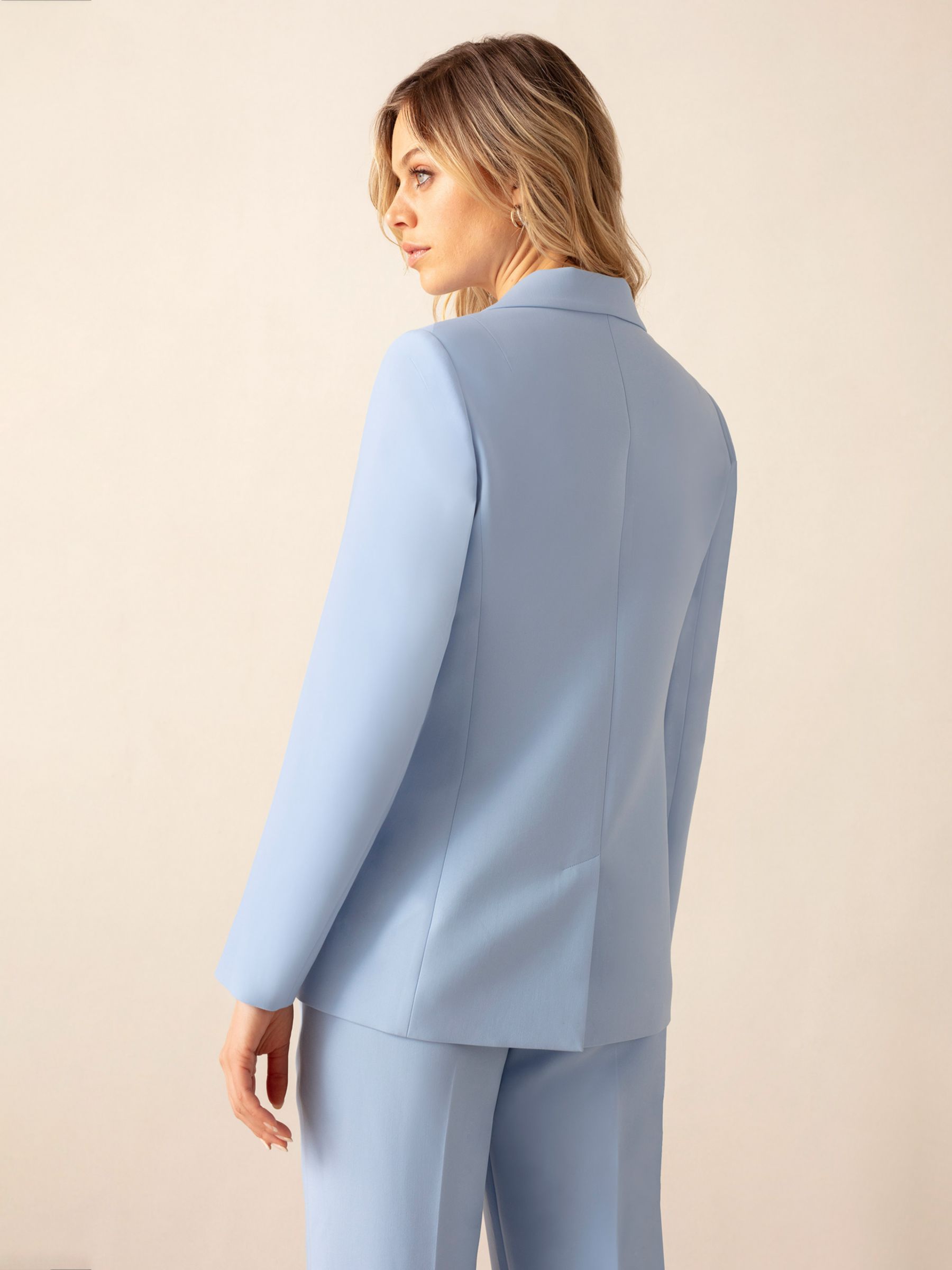 Buy Ro&Zo Double Breasted Blazer, Blue Online at johnlewis.com