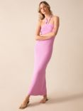 Ro&Zo Halterneck Rib Knit Maxi Dress