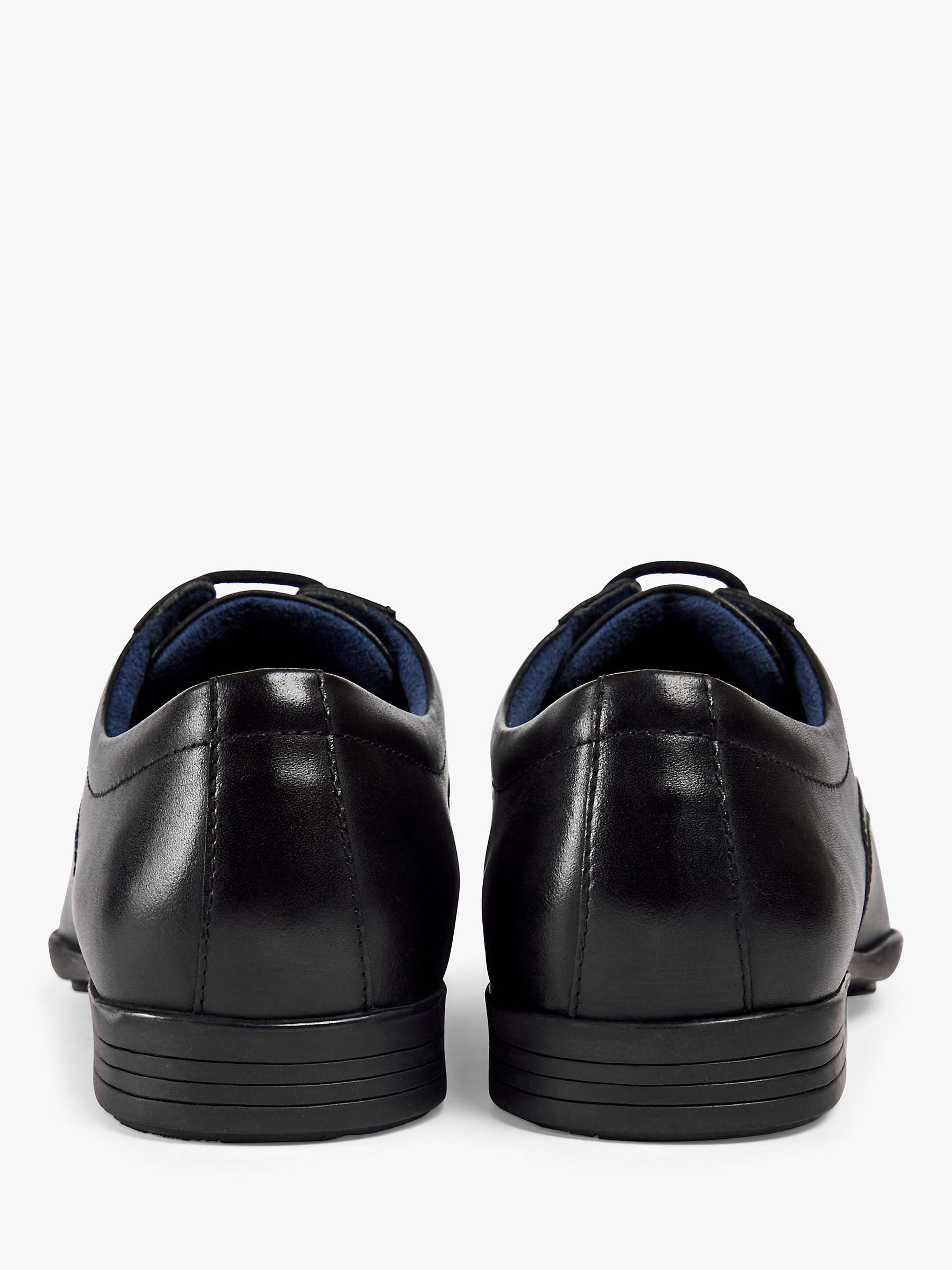Buy Pod Kids' Alec Leather Lace Up School Shoes, Black Online at johnlewis.com