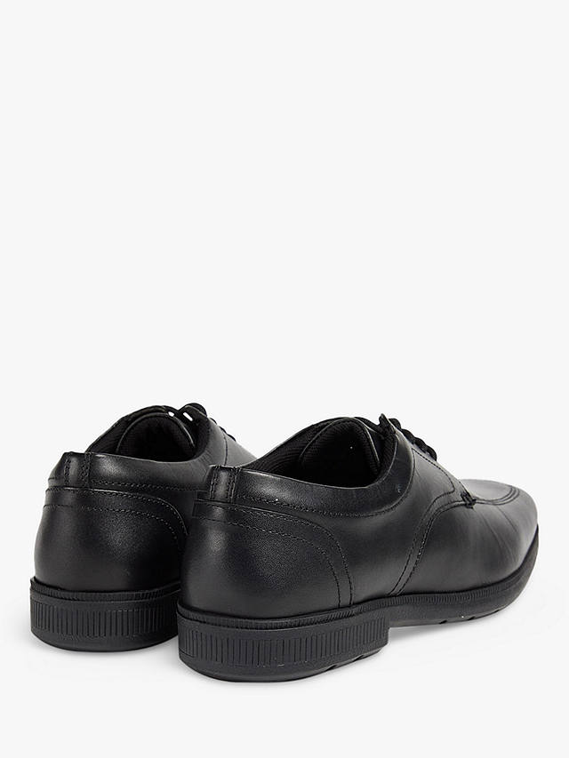 Pod Kids' Hornet Leather Lace Up School Shoes, Black