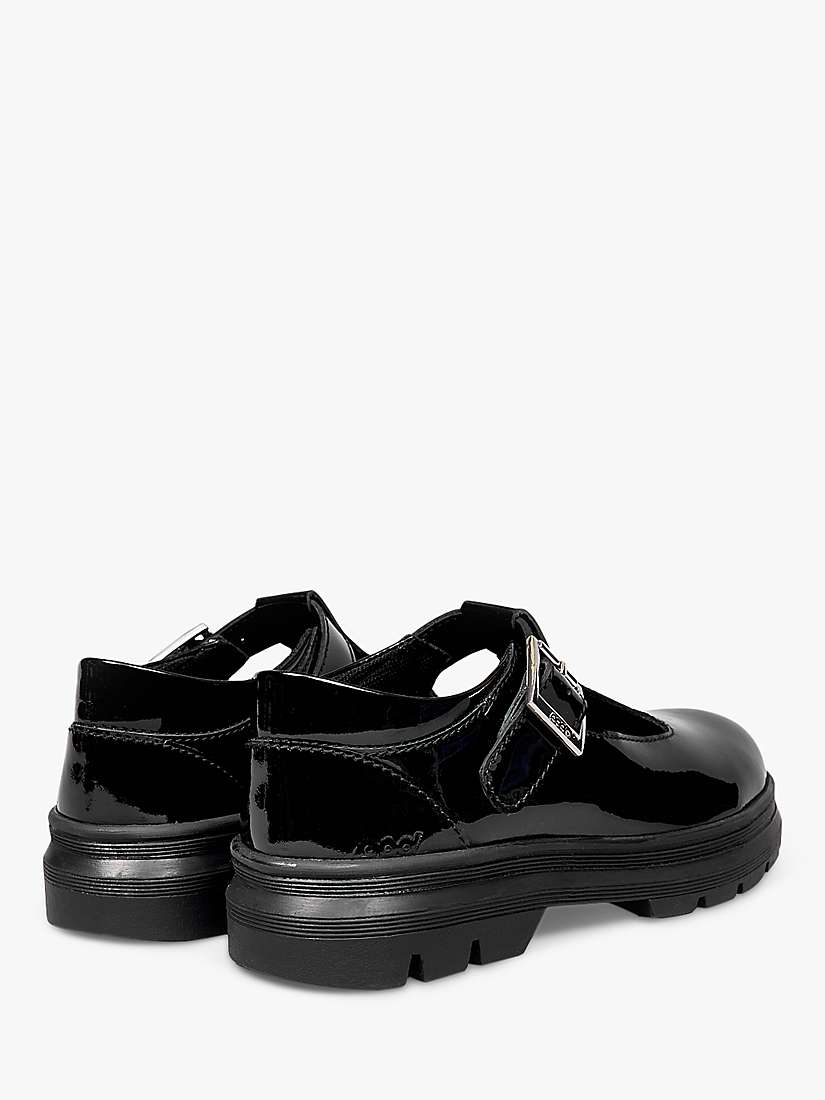 Buy Pod Kids' Emilie Patent T-Bar Buckle Shoes, Black Online at johnlewis.com