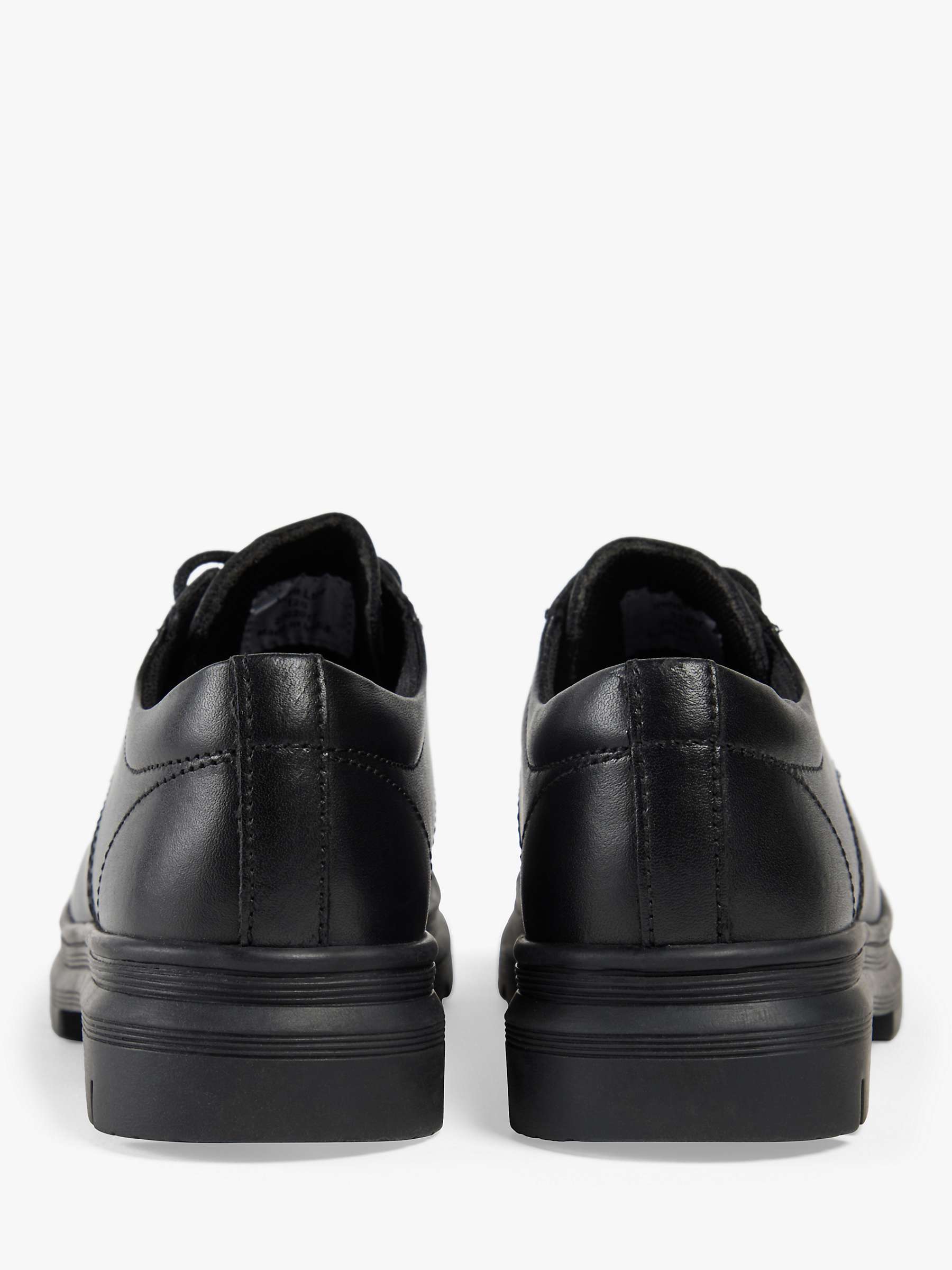 Buy Pod Kids' Irene Leather Lace Up Shoes, Black Online at johnlewis.com