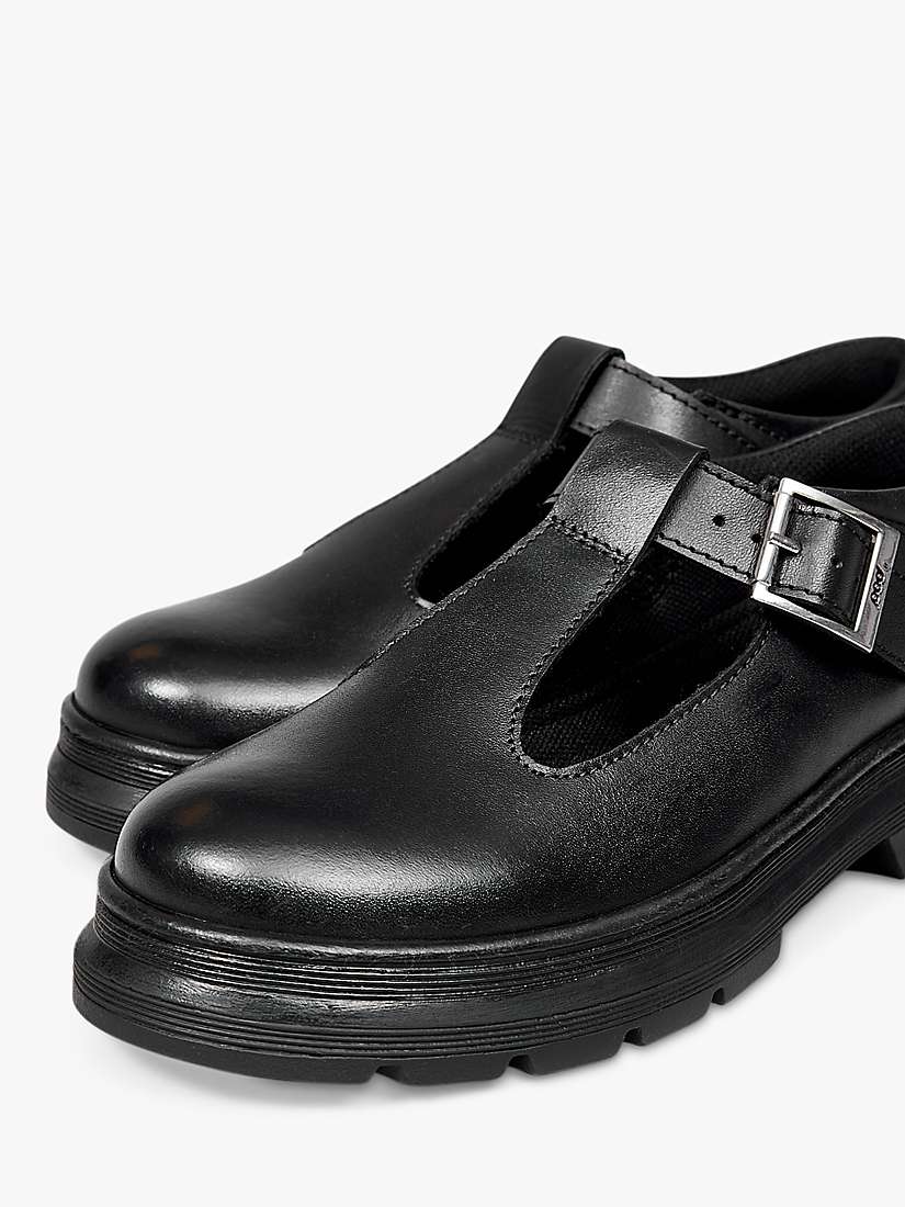 Buy Pod Kids' Emilie T-Bar Buckle Shoes, Black Online at johnlewis.com