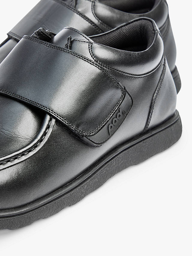 Pod Kids' Vance Leather School Shoes, Black
