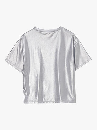Angel & Rocket Luna Metallic Jersey T-Shirt, Silver