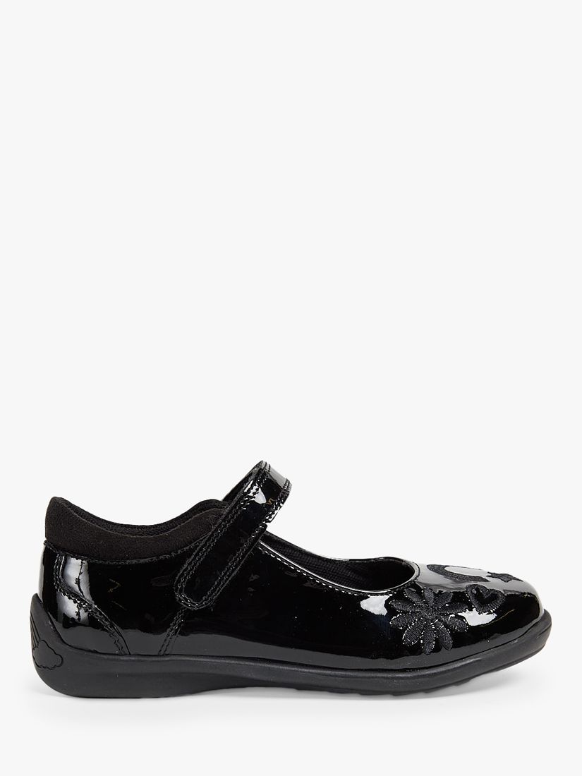 Pod Kids' Unibow Patent Leather Mary Jane Shoes, Black, 8 Jnr