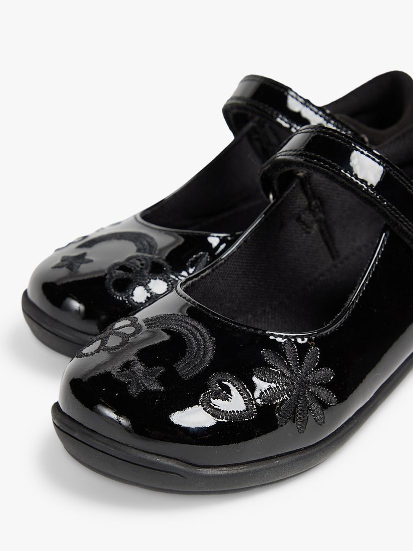 Buy Pod Kids' Unibow Patent Leather Mary Jane Shoes, Black Online at johnlewis.com