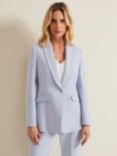 Phase Eight Alexis Shawl Collar Suit Jacket, Pale Blue