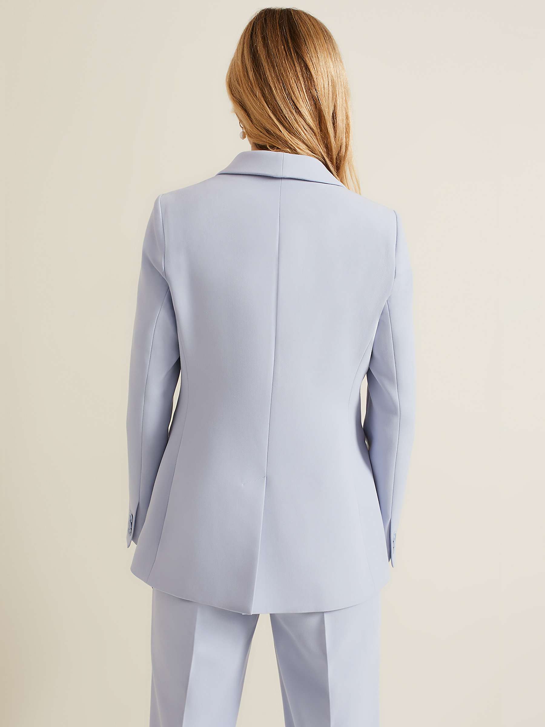 Buy Phase Eight Alexis Shawl Collar Suit Jacket, Pale Blue Online at johnlewis.com