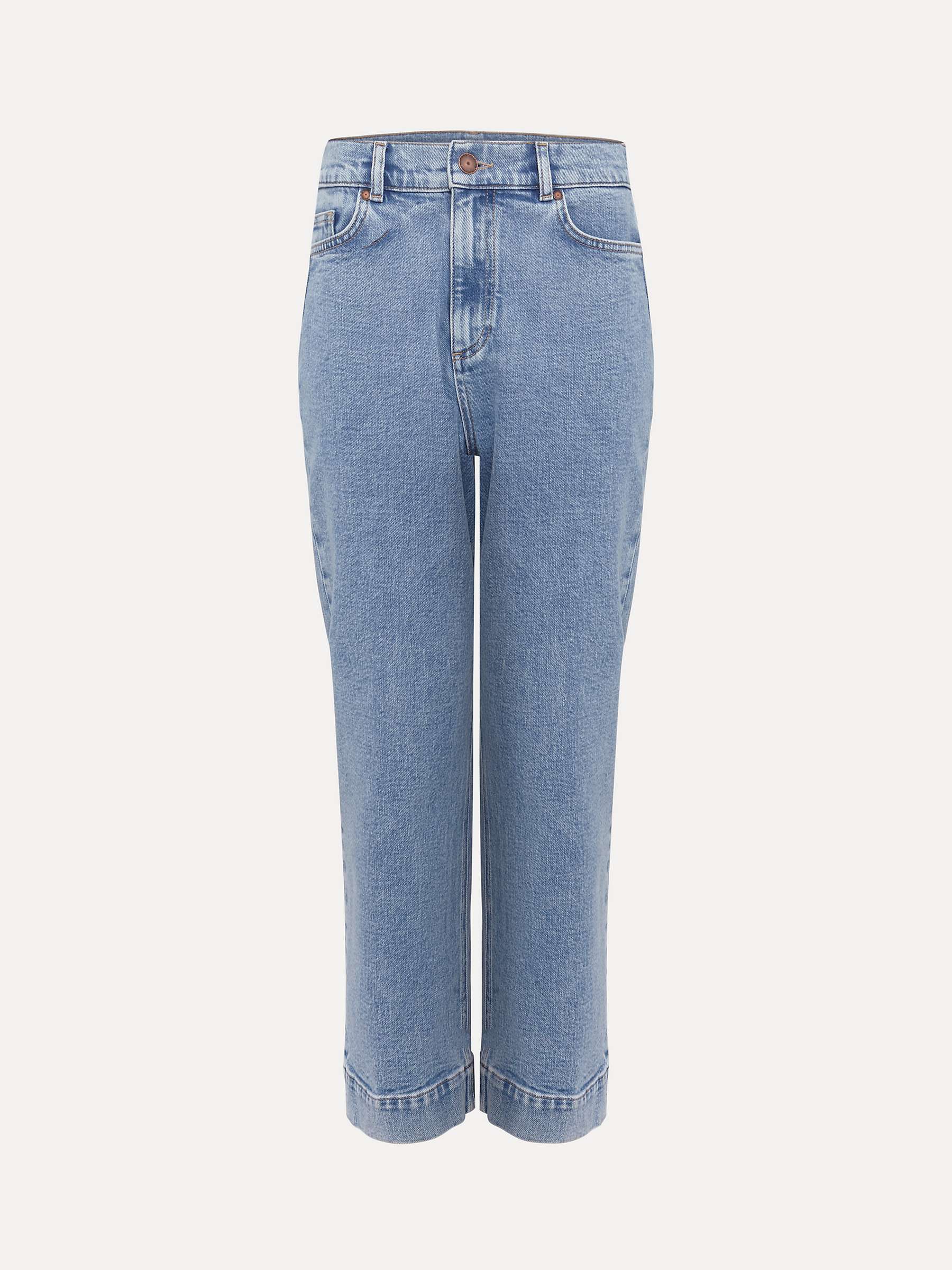 Buy Phase Eight Lexi Cropped Jeans, Mid Wash Online at johnlewis.com