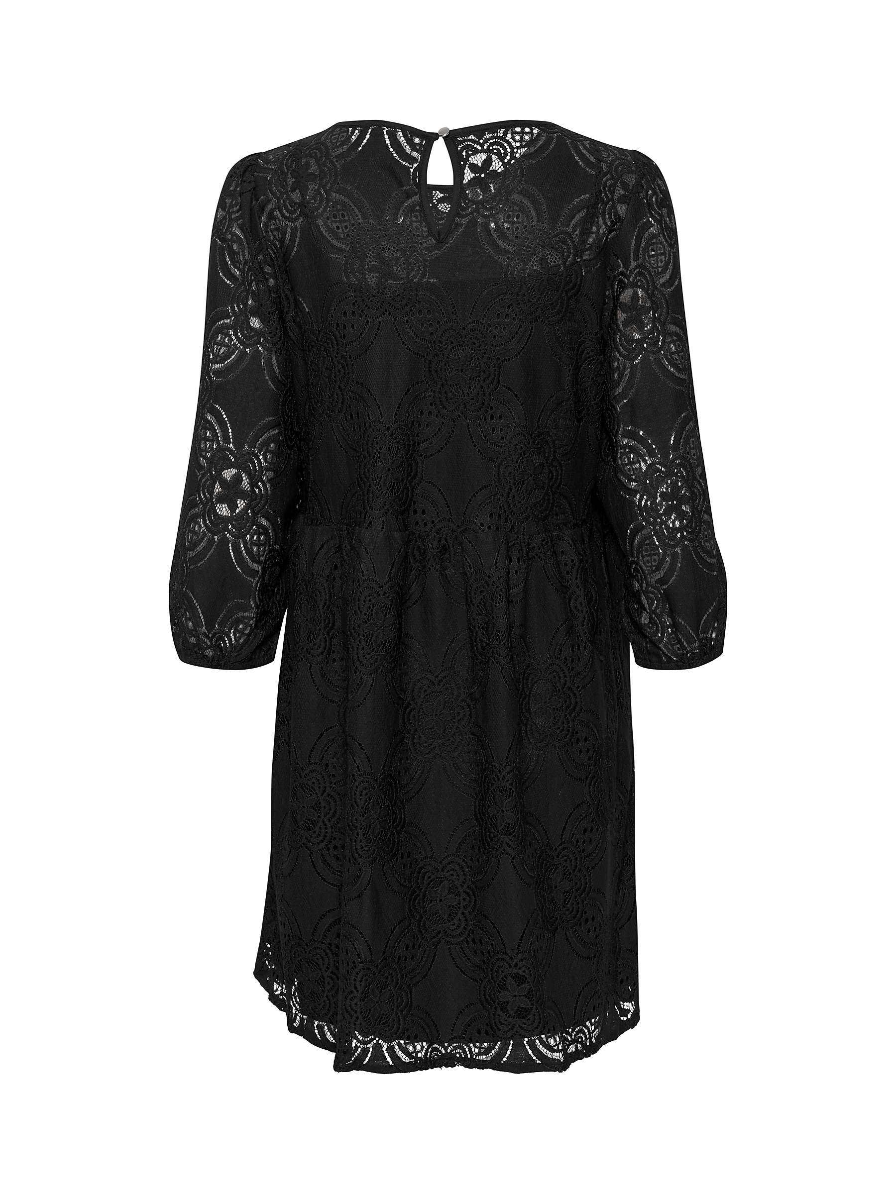 Buy KAFFE Paula Lace Mini Dress, Black Deep Online at johnlewis.com