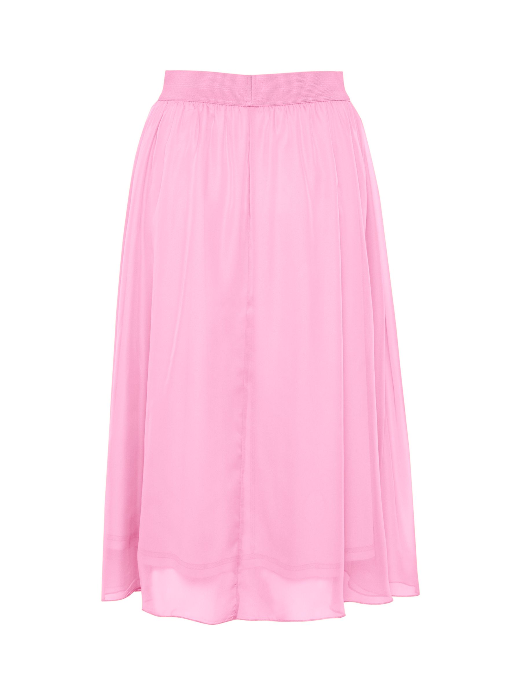 Buy Saint Tropez Chiffon Midi Skirt, Bonbon Online at johnlewis.com