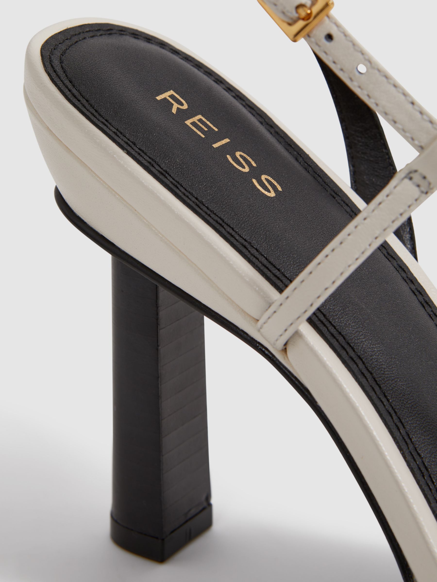 Buy Reiss Joy Asymmetric Heel Sandals Online at johnlewis.com