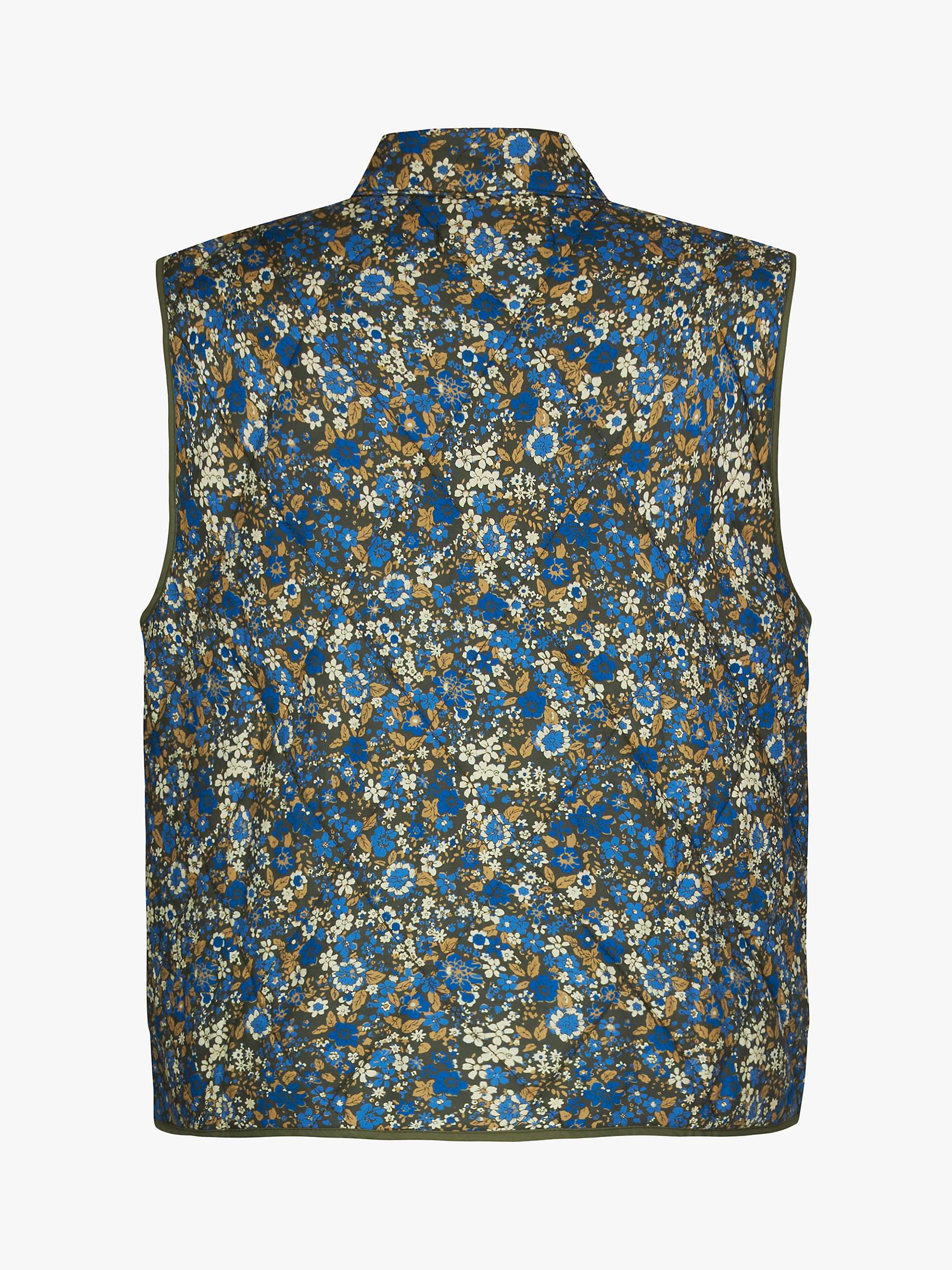 Buy Lollys Laundry Cairo Cotton Quilted Vest, Multi Online at johnlewis.com