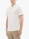 Theory Bron Cosmos Slub Cotton Polo Shirt, White