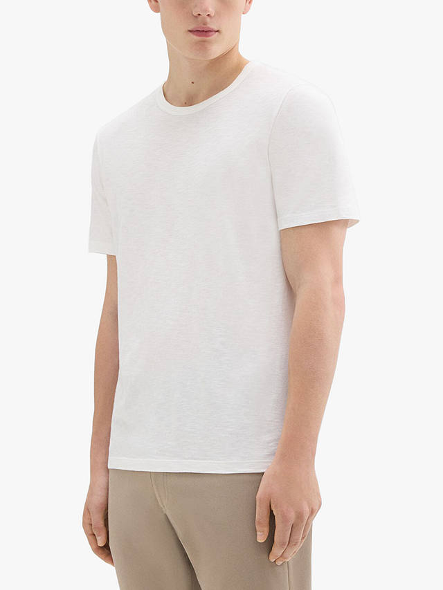 Theory Essential Cosmos Slub Cotton T-Shirt, White - 100