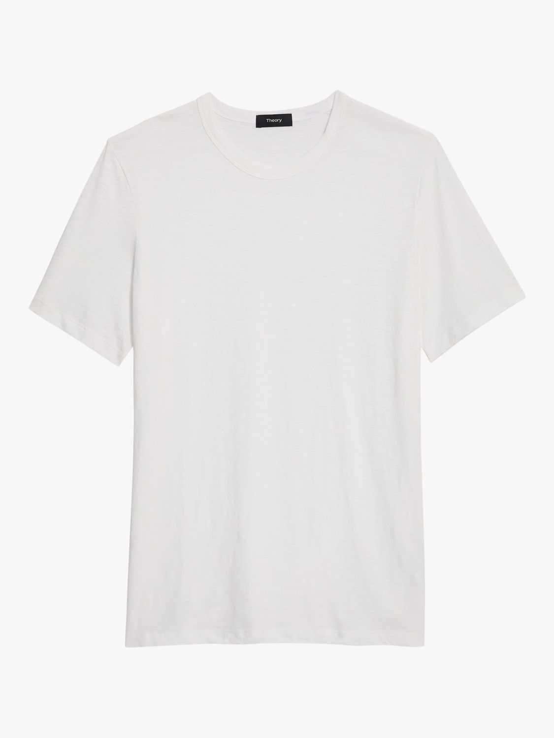 Theory Essential Cosmos Slub Cotton T-Shirt, White - 100, S