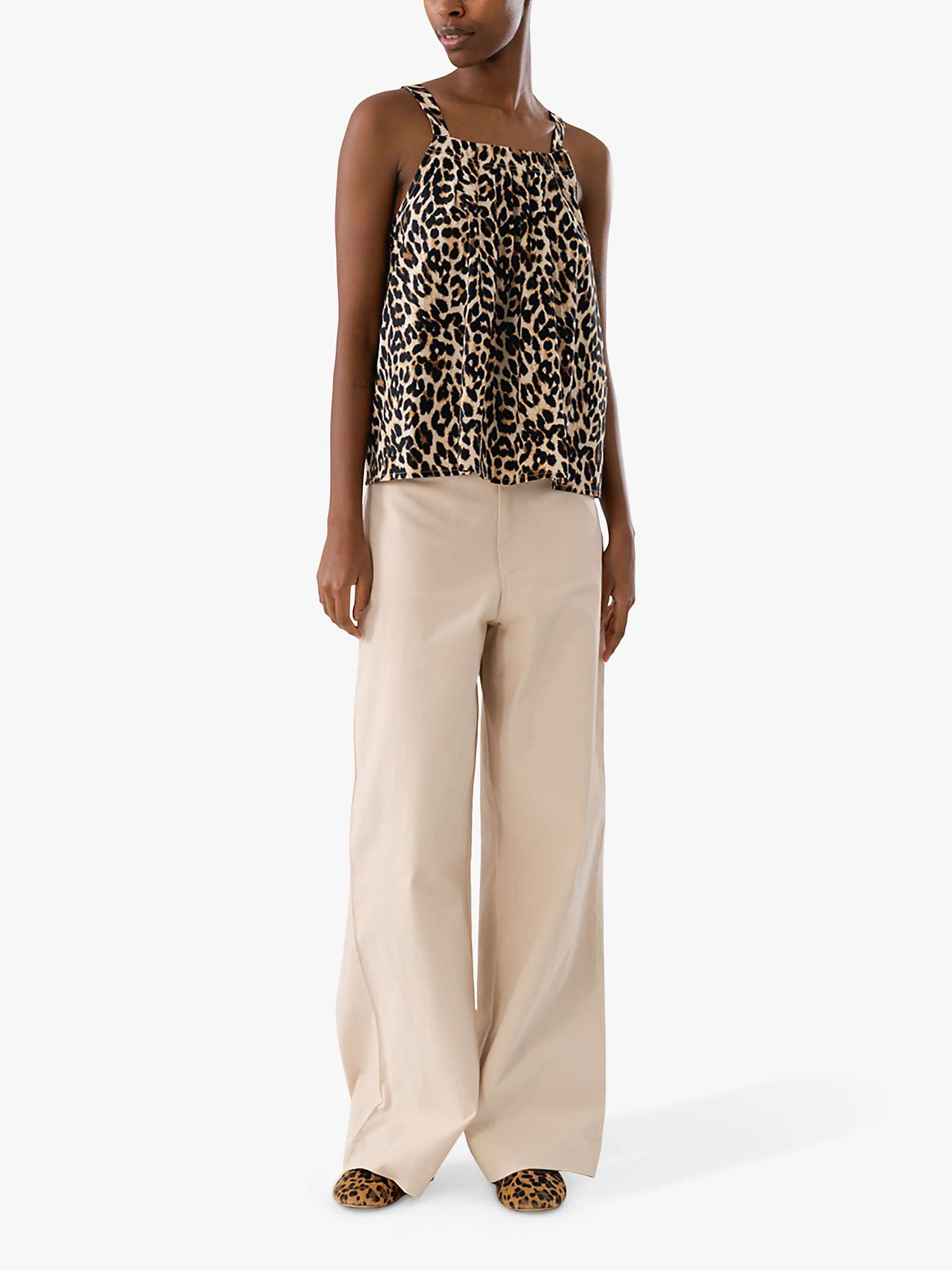 Buy Lollys Laundry Lungi Top, Brown/Multi Online at johnlewis.com