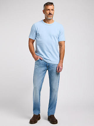 Lee 101 Cotton T-Shirt, Light Blue