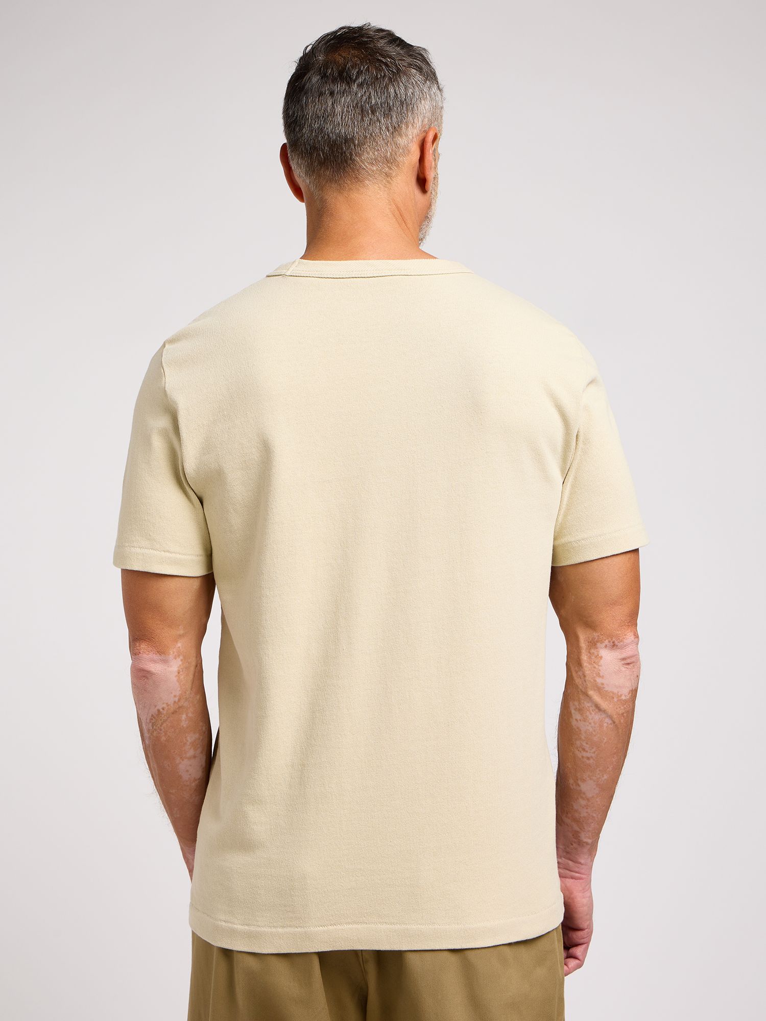 Lee 101 Cotton T-Shirt, Greige, S