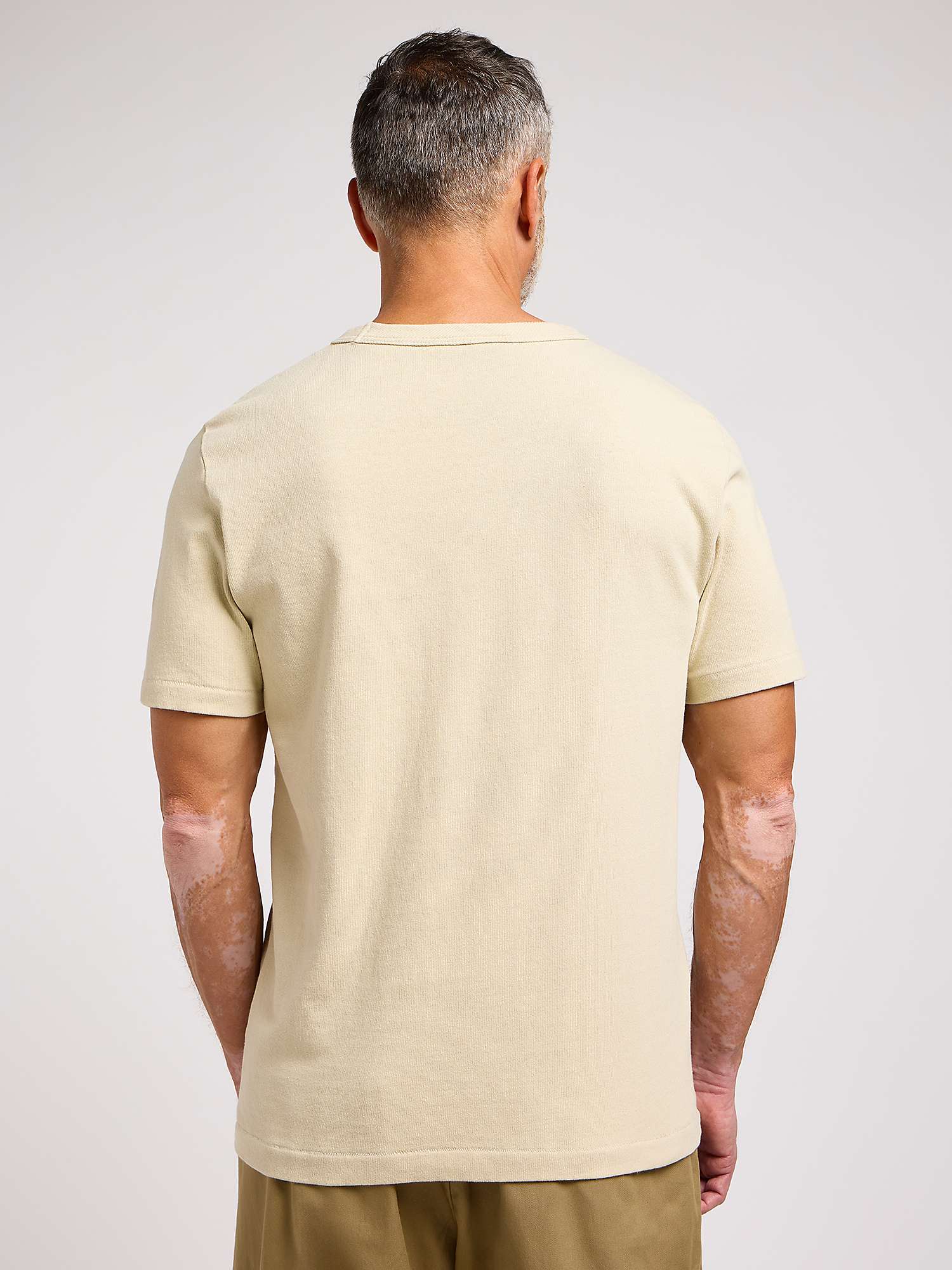 Buy Lee 101 Cotton T-Shirt, Greige Online at johnlewis.com