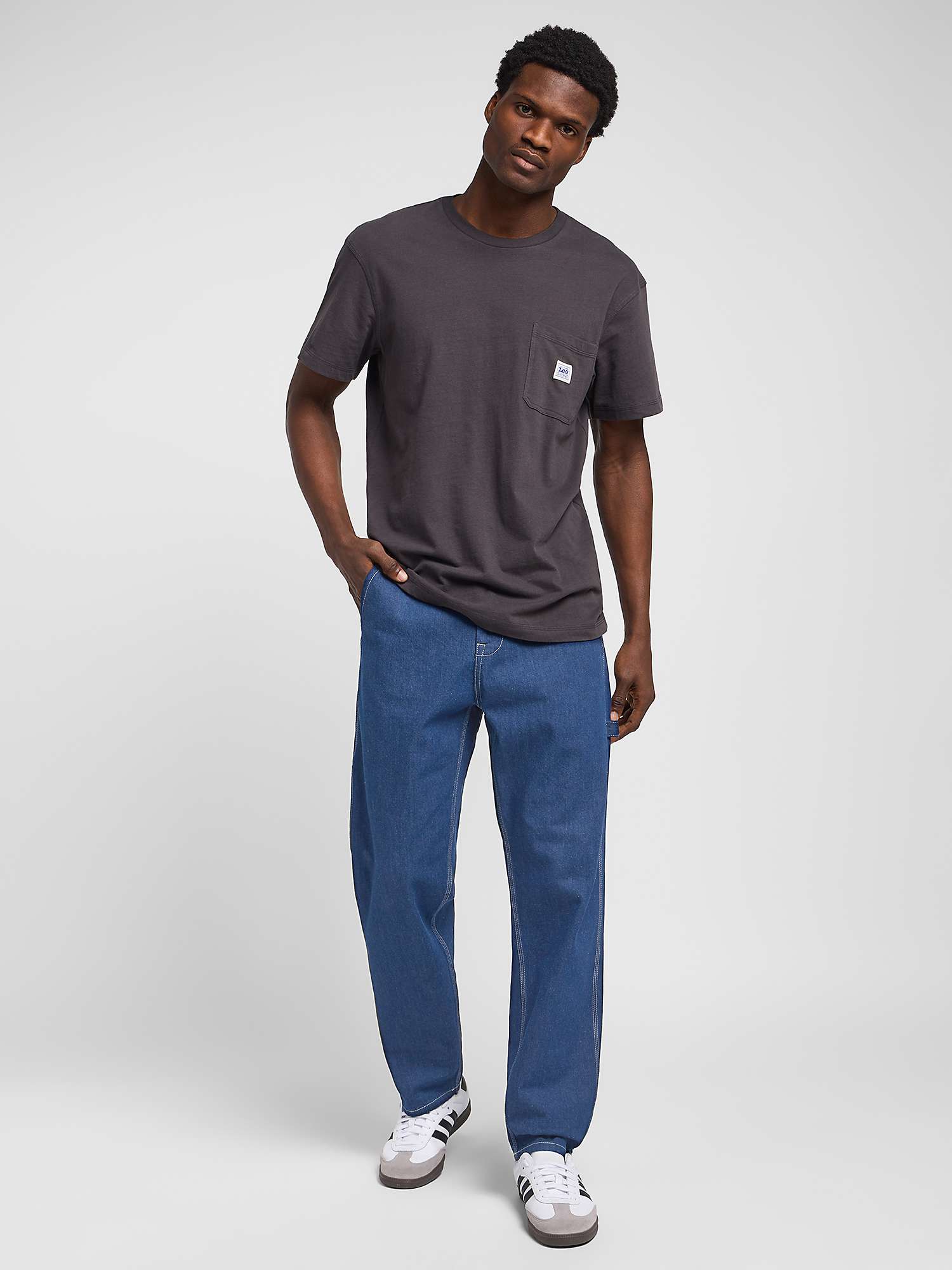 Buy Lee Carpenter Relaxed Fit Jeans, Blue Online at johnlewis.com