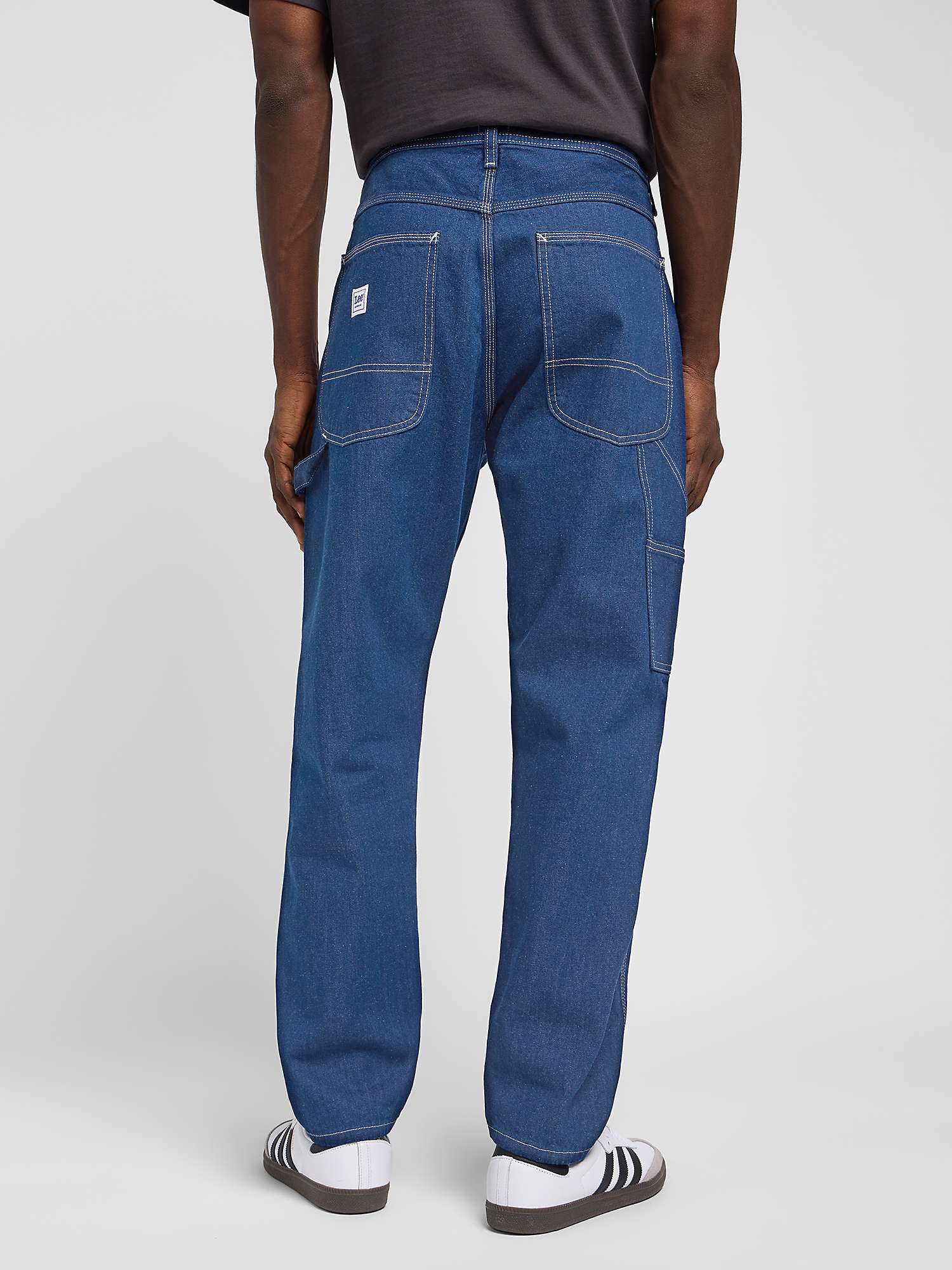 Buy Lee Carpenter Relaxed Fit Jeans, Blue Online at johnlewis.com