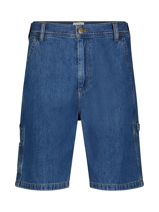 Lee Carpenter Relaxed Fit Denim Shorts, Mid Shade