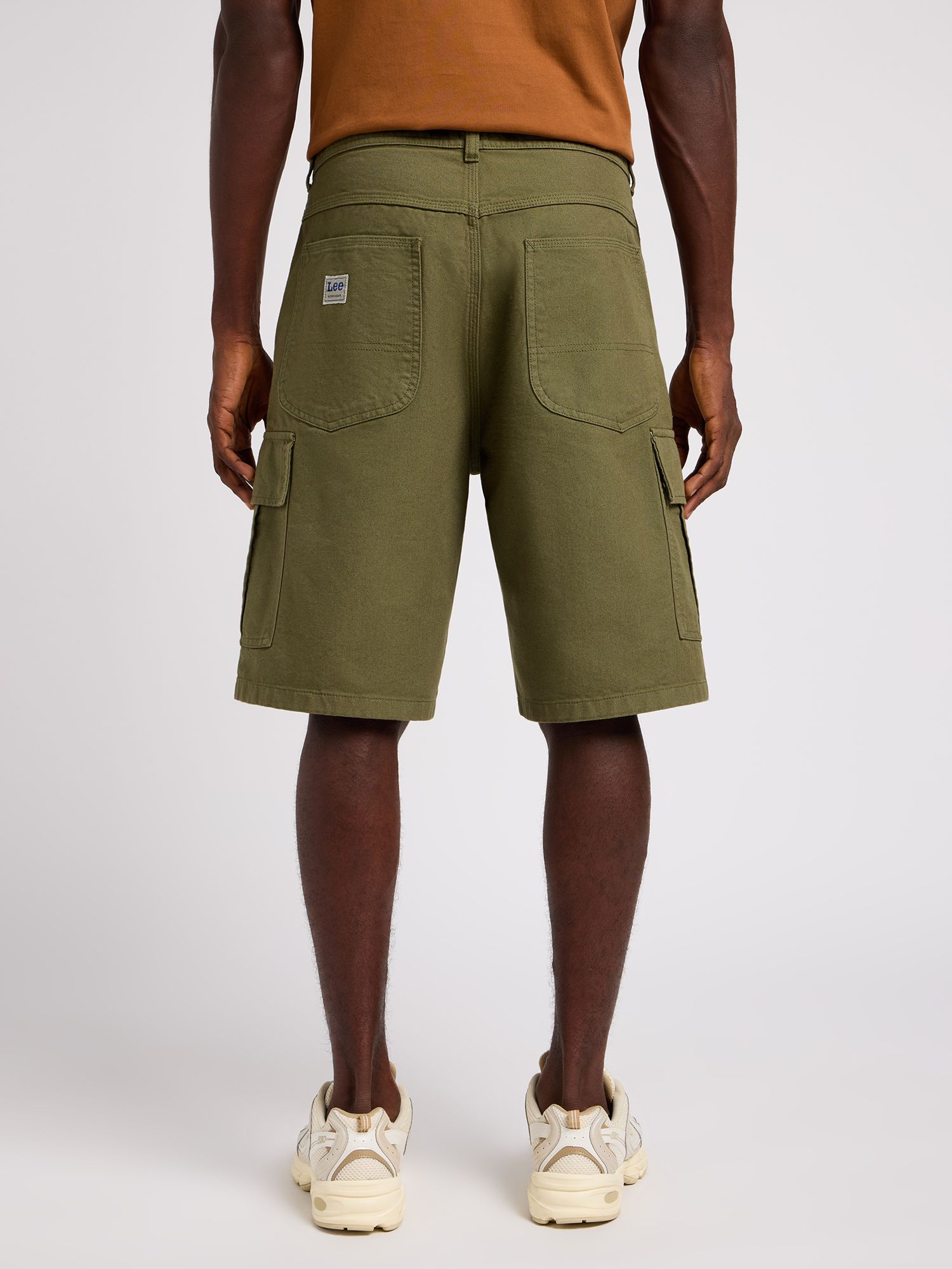 Lee Regular Fit Cargo Shorts, Olive, 30R