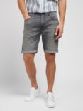 Lee 5 Pocket Denim Shorts, Washed Grey
