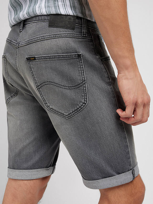 Lee 5 Pocket Denim Shorts, Washed Grey, Washed Grey