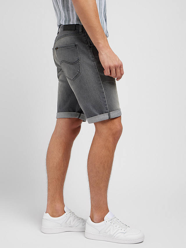 Lee 5 Pocket Denim Shorts, Washed Grey, Washed Grey