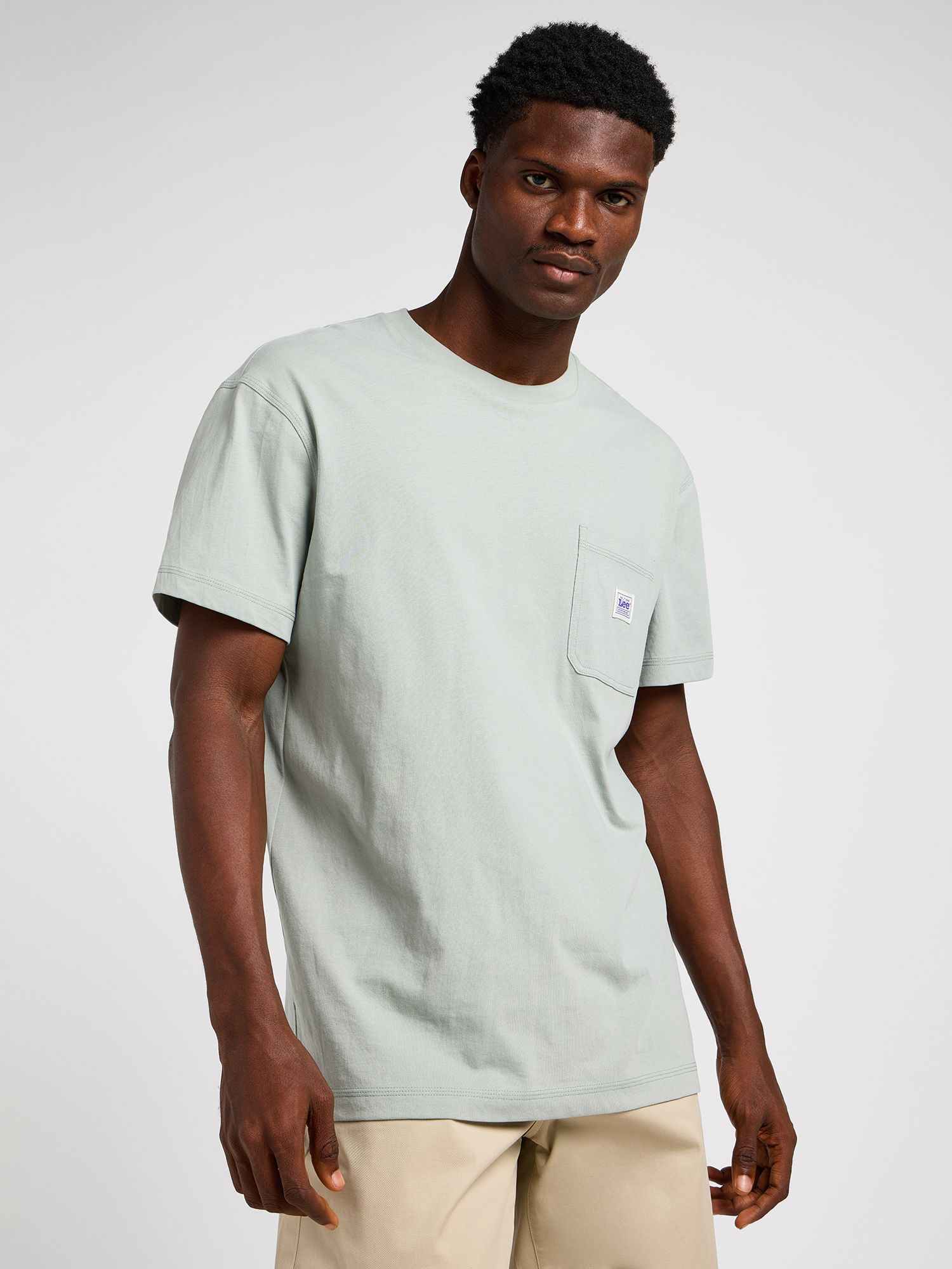 Lee Workwear Pocket T-Shirt, Intuition Grey, XL