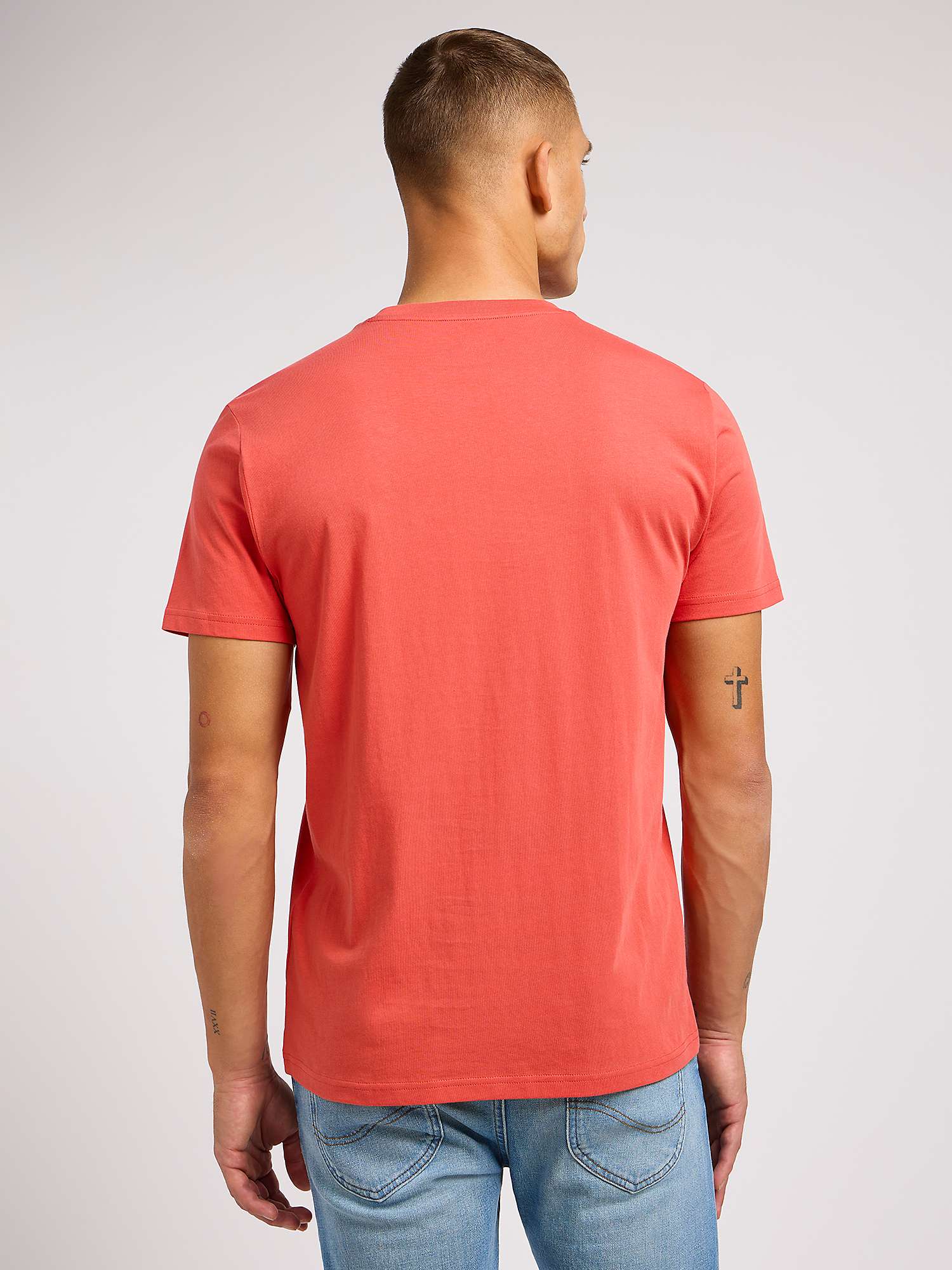 Buy Lee Regular Fit Cotton Logo T-Shirt Online at johnlewis.com
