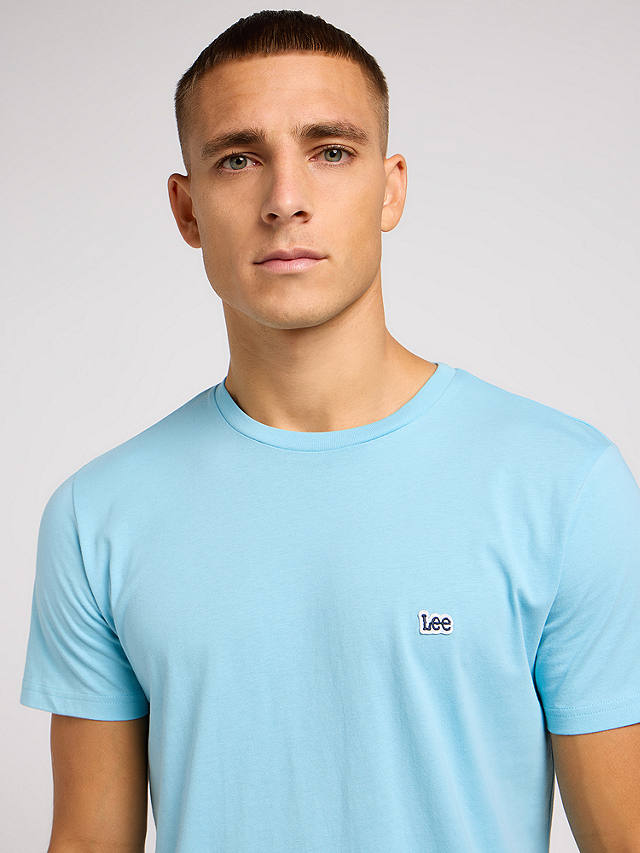 Lee Short Sleeve Patch Logo T-Shirt, Blue