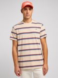 Lee Relaxed Double Stripe T-Shirt, Multi, Multi