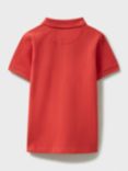 Crew Clothing Kids' Classic Pique Polo Shirt, Mid Red