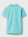 Crew Clothing Kids' Classic Pique Polo Shirt, Bright Blue