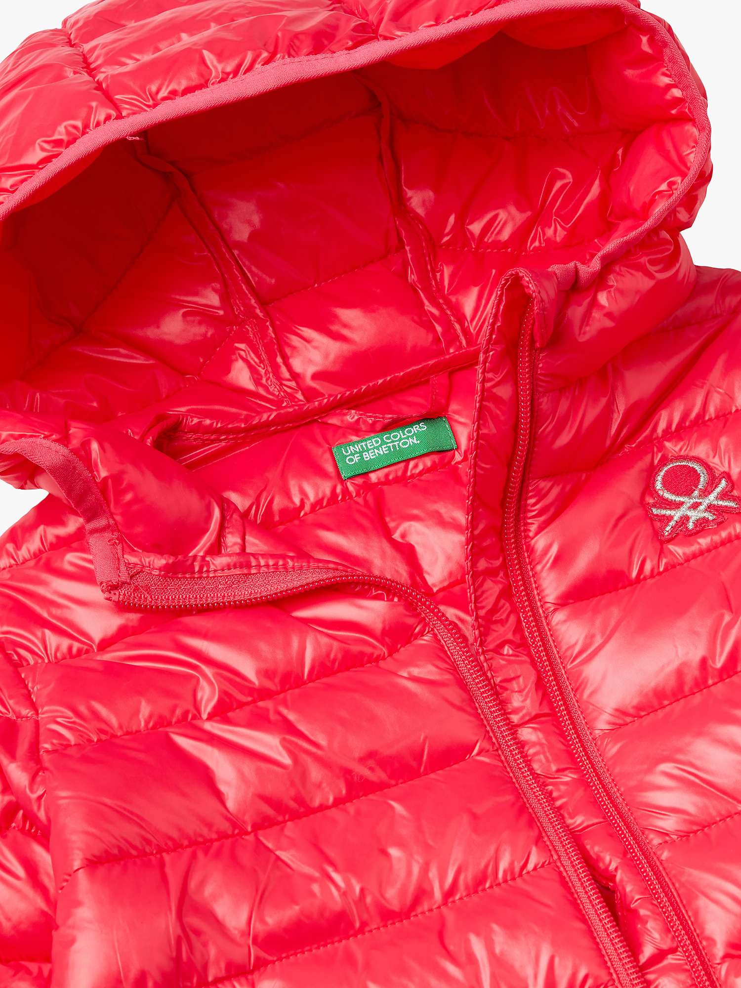 Buy Benetton Kids' Hooded Puffer Jacket Online at johnlewis.com
