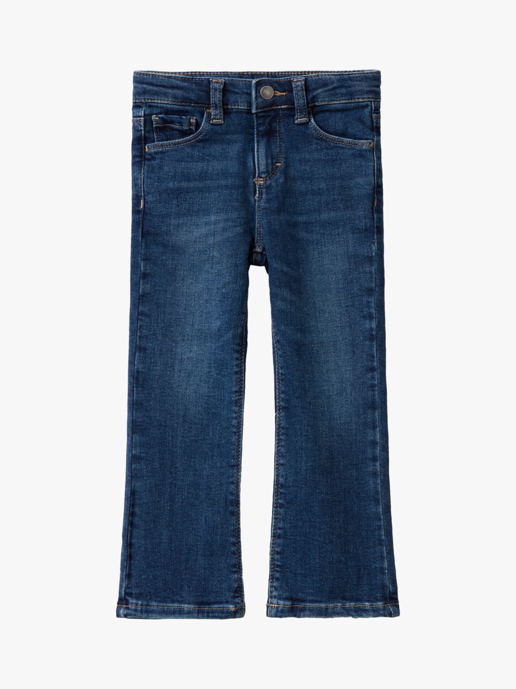 Buy Benetton Kids' Stretch 5 Pocket Jeans, Denim Blue Online at johnlewis.com
