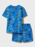 Crew Clothing Kids' Ocean Print Short Pyjamas